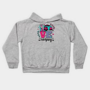 Love Camping Kids Hoodie